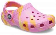 Crocs Classic Marbled Kids Clog T 206838 Taffy Pink/Multi