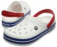 CROCS Crocband White / Blue Jean