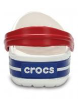 CROCS Crocband White / Blue Jean