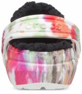 Crocs Classic Tie Dye Lined Graphic Clog Kids Black / Multi