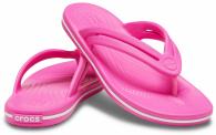 CROCS Womens Crocband™ Flip electric pink