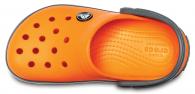 CROCS Crocband Clog Kids Blazing Orange / Slate Grey