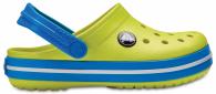 CROCS Crocband Clog Kids Tennis Ball Green / Ocean