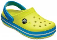 CROCS Crocband Clog Kids Tennis Ball Green / Ocean