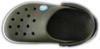 CROCS Crocband Clog Kids Dark Camo Green / Stucco