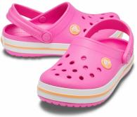 CROCS Crocband Clog Kids Electric Pink / Cantaloupe