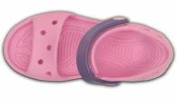 Crocband Sandal Kids Carnation / Blue Violet