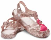 Kids Crocs Isabella Charm Sandal Blush