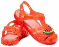 Kids Crocs Isabella Charm Sandal Bright Coral