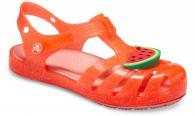 Kids Crocs Isabella Charm Sandal Bright Coral