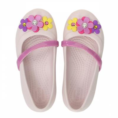  Kids’ Crocs Lina Charm Flat