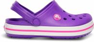 Crocband Kids Neon Purple / Neon Magenta