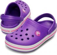 Crocband Kids Neon Purple / Neon Magenta