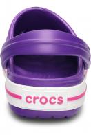 Crocband Kids Neon Purple / Neon Magenta