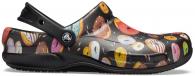 Bistro Graphic Clog Black / Multi Donuts