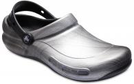 Bistro Graphic Clog Metallic Silver