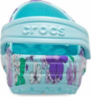 Crocs Classic Floral Clog Ice Blue