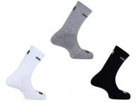 Salomon Crew 3pack New white + black + grey