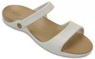 Womens Cleo V Sandal Oyster / Gold