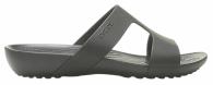 Womens Crocs Serena Slide Black / Black