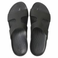 Womens Crocs Serena Slide Black / Black