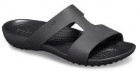 Womens Crocs Serena Slide Black / Black