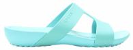 Womens Crocs Serena Slide Pool Blue