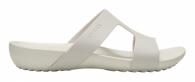 Womens Crocs Serena Slide Oyster / Oyster