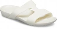 Womens Crocs Serena Slide Oyster / Oyster