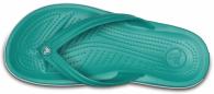 CROCS Crocband Flip Tropical Teal / White