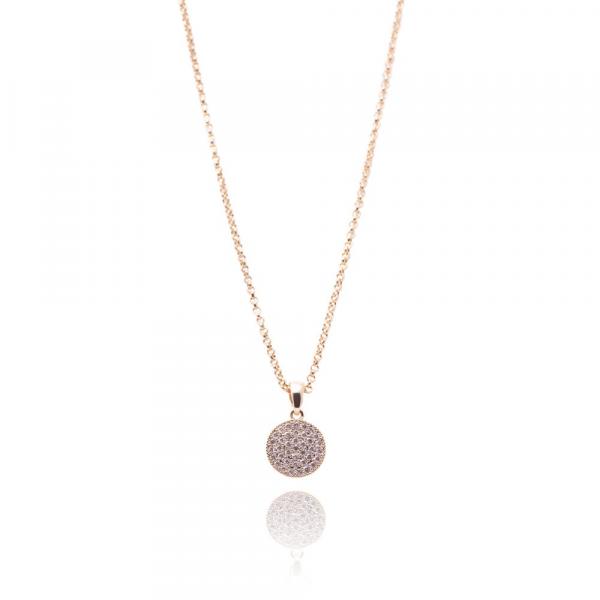 ANNIE ROSEWOOD Naomi Crystal in Gold Necklace