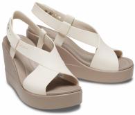 Crocs Brooklyn High Wedge stucco/mushroom