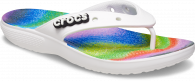 Crocs Classic Spray Dye Flip white/multi