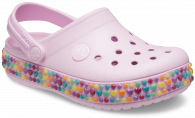 Crocs Crocband Gem Band Kids Clog T Ballerina Pink