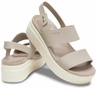 Women’s Crocs Brooklyn Low Wedge mushroom/stucco