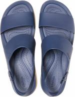 Women’s Crocs Brooklyn Low Wedge Navy / Stucco