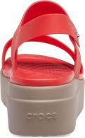 Women’s Crocs Brooklyn Low Wedge flame/mushroom