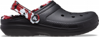 Crocs Classic Lined Camo Clog Black / Red