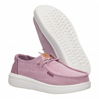 Wendy Rise Chambray Grid Rose Purple