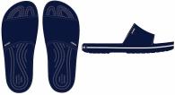 Crocband III Slide Navy / White