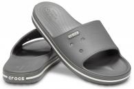 Crocband III Slide Slate Grey / White