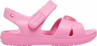 Crocs Classic Cross Strap Sandal Ps Kids Pink Lemonade