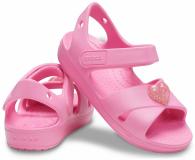 Crocs Classic Cross Strap Sandal Ps Kids Pink Lemonade