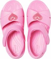 Crocs Classic Cross Strap Sandal Ps Kids Pink Lemonade