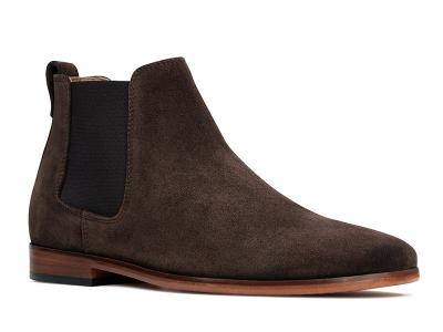 CLARKS Code Hi Dark Brown Suede