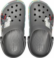 Kids Crocs Fun Lab Train Band Clog Slate Grey