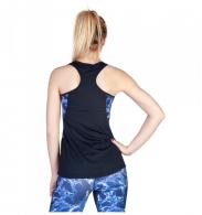   Women's printed performance tank blue