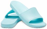 Womens Crocs Sloane Slide Ice Blue