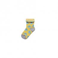 Čarape za bebe sa slonom Rumena/Siva