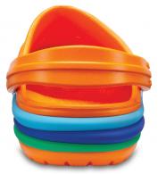 Kids Crocband Rainbow Band Clog Blazing Orange